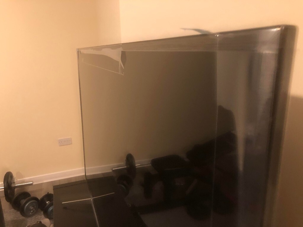 55"SONY TV PLASTIC SCREEN PROTECTOR STILL ON in Bathgate, West