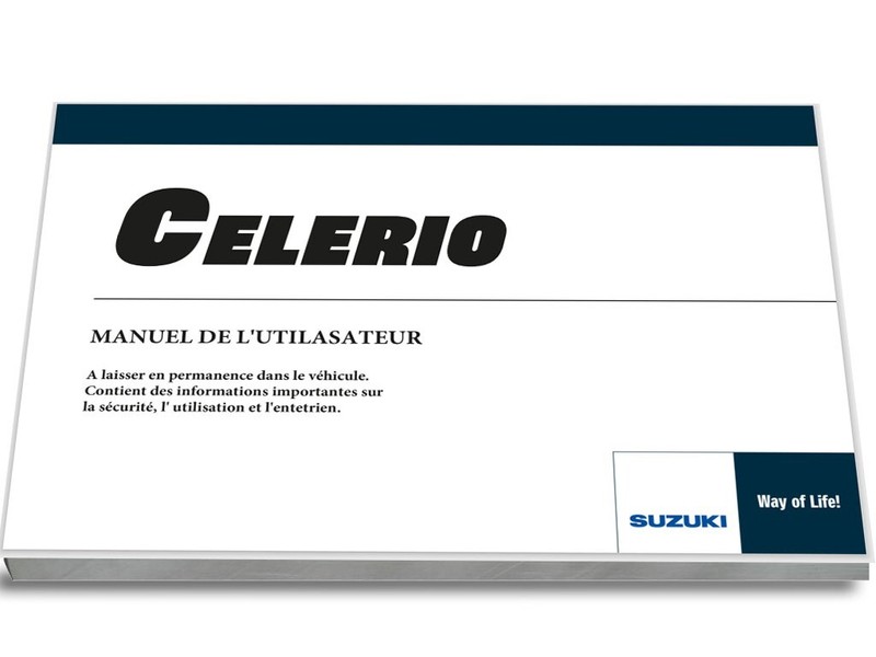 Suzuki Celerio 2014-2019 +Radio Notice D' Utilisation FranÃ§Ais