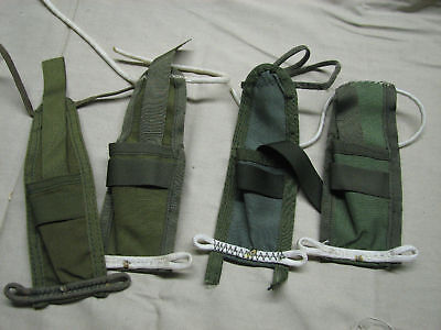 *Lot of 4 army parachute log record pouch 100% genuine military