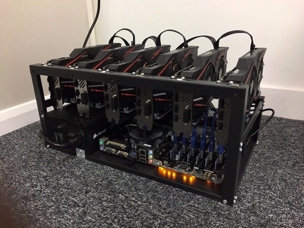 Bitcoin Ethereum GPU Mining Rig 6 x GTX 1070 | in Milton ...