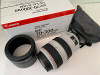 Canon EF 70-300mm F/4-5.6 L IS USM Lens Excellent Condition