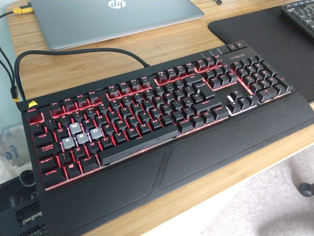 Corsair STRAFE RGB Cherry MX Silent Gaming Keyboard | in Dereham
