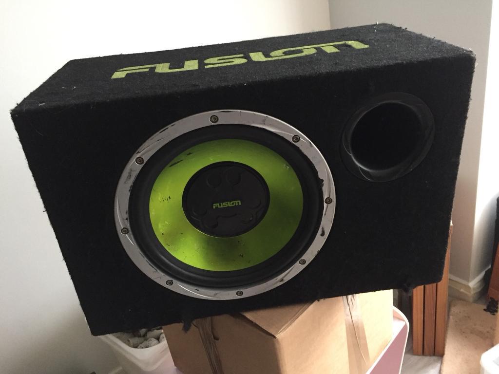 subwoofer with built in amp