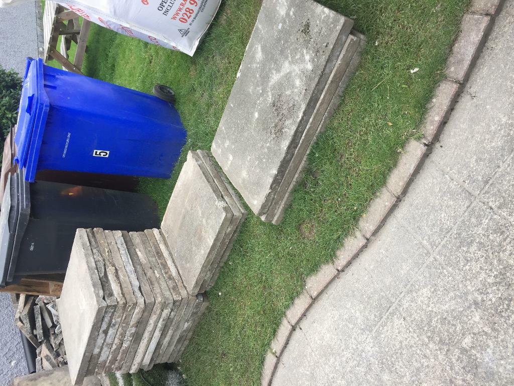 Garden paving flags (used) | in Newtownards, County Down | Gumtree