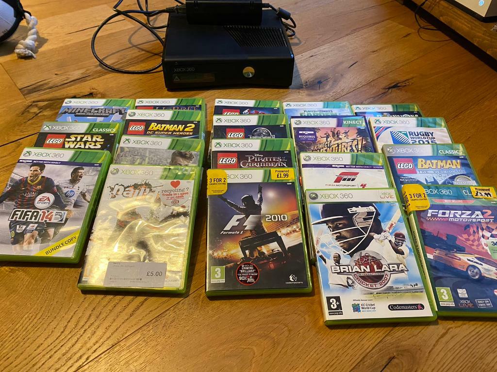 X box 360 with 19 games in Winterbourne, Bristol Gumtree