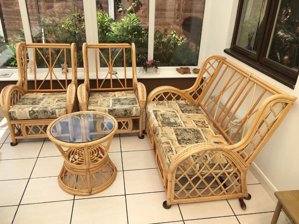Cane conservatory furniture set in Basingstoke, Hampshire Gumtree