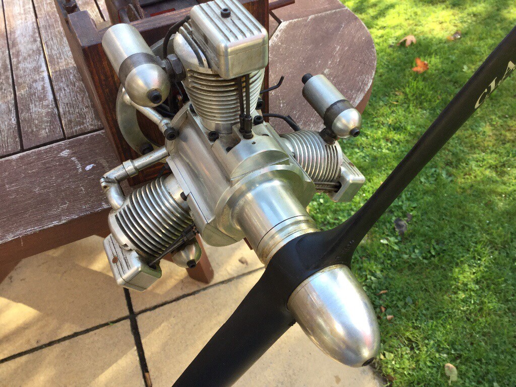 Model aircraft engine 3 cylinder | in Rustington, West Sussex | Gumtree