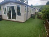 2 bed 2 bathroom Static holiday home Cheshire Bordeux 2 bed with large decking