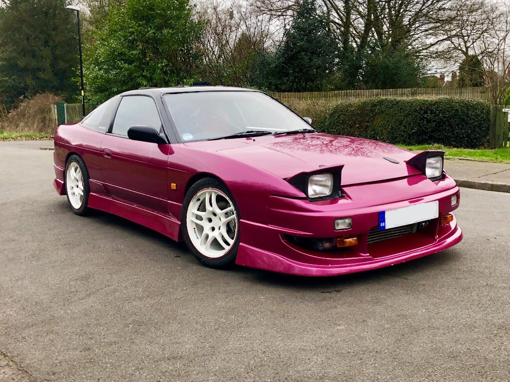 Nissan 200sx S13 DRIFT TRACK spec (Road Legal) PINK w/ Cage Body Kit