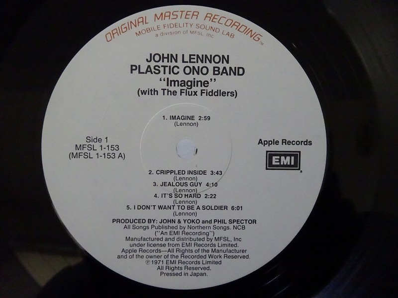 John Lennon Imagine Mobile Fidelity Sound Lab MFSL 1-153 US