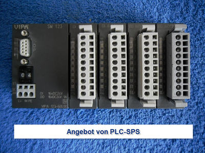  VIPA  Profibus DP-Modul 123-6BL00 DI 16xDC24V, DO 16x24VDC geprüft, alles ok!