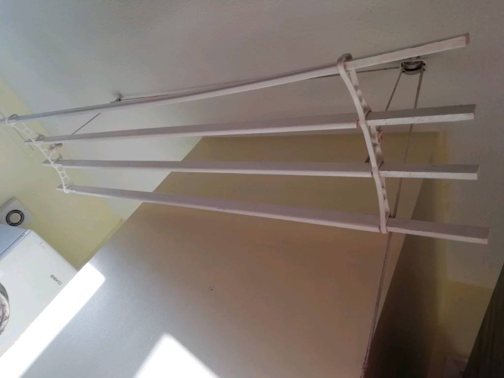 Original And Traditional Victorian Clothes Airer In Hull East