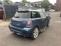 MINI COOPER S R56 N14B16 ENGINE GS6-53BG GEARBOX A93 BLUE- BREAKING FOR PARTS