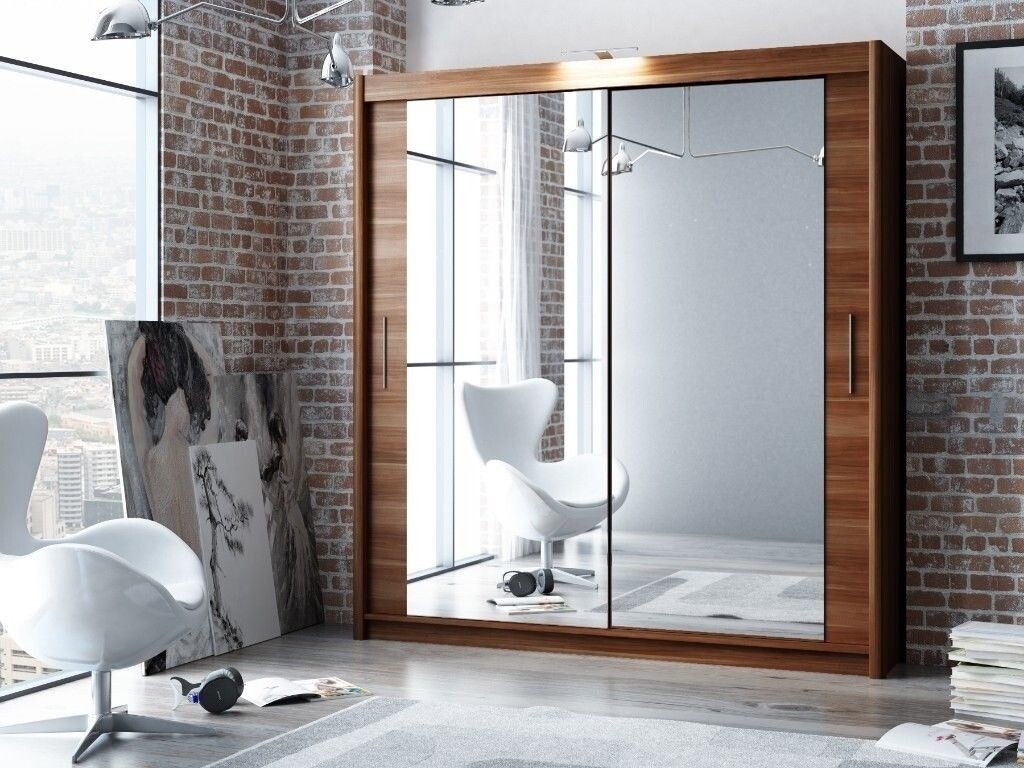 Express Delivery Berlin 2 Door Sliding Mirror Wardrobe 3