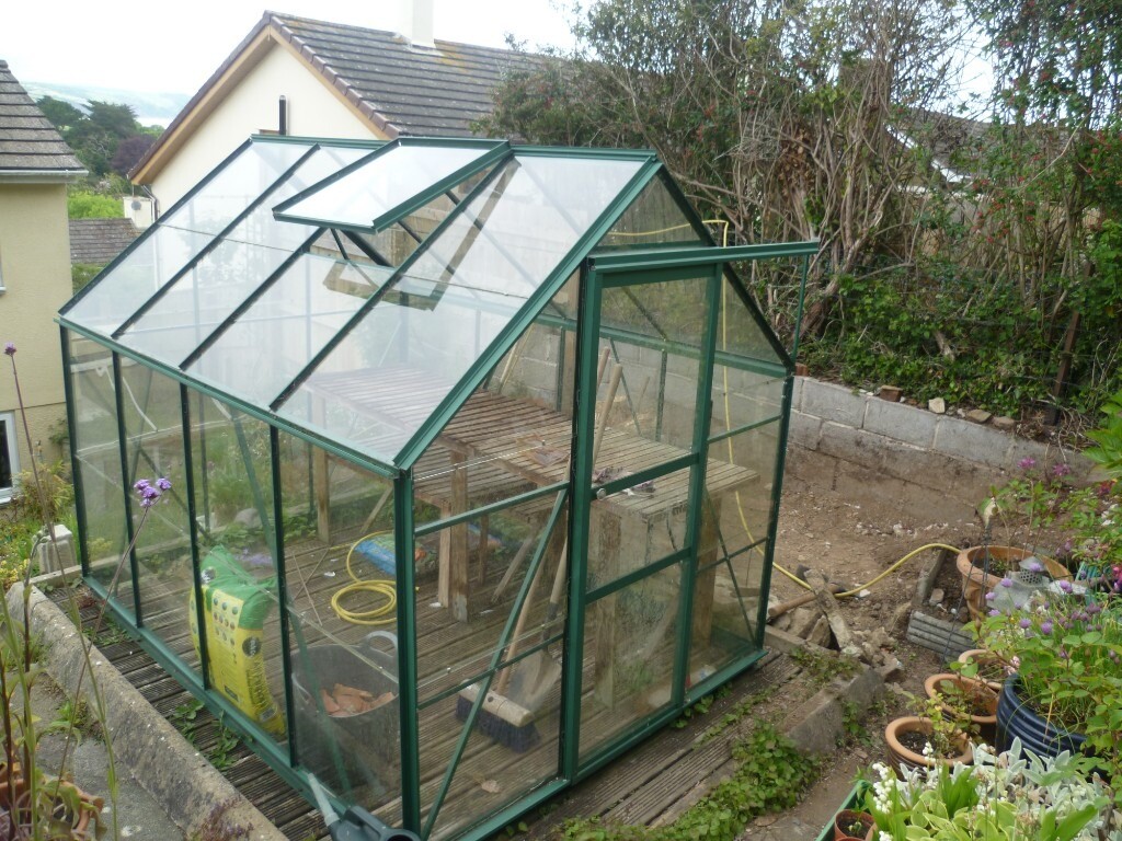 Greenhouse 8ft x 6ft approx, Very good condition in Torquay, Devon