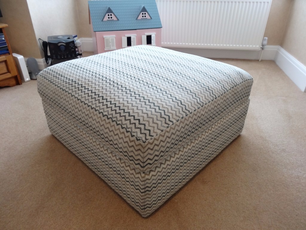 NEXT Stratus Storage Footstool / Foot stool / Pouffe / Ottoman AS NEW