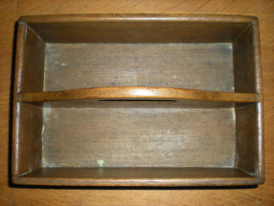 Antique Walnut Knife Tray 18th C