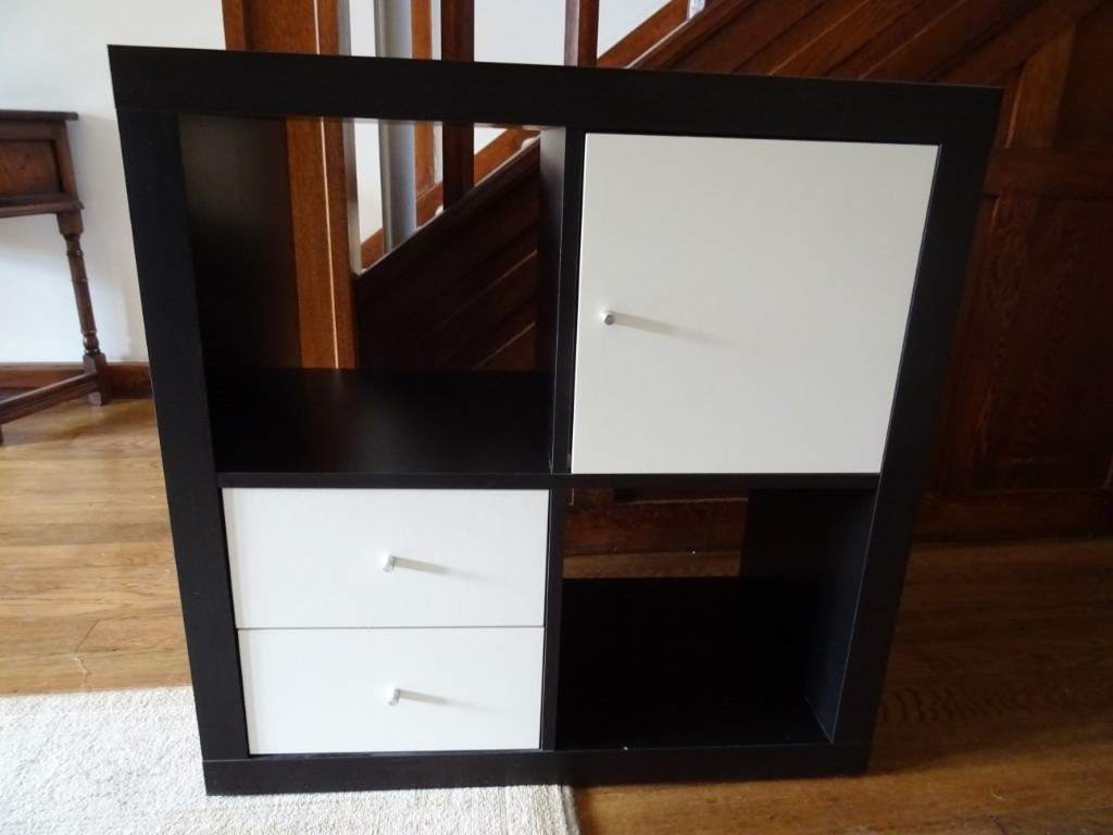 IKEA Kallax black 4 cube storage shelving unit in Stourbridge, West