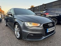 2016 Audi A3 1.4 TFSI S line Sportback S Tronic Euro 6 (s/s) 5dr (Nav) Hatchback