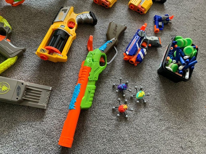 nerf swords target