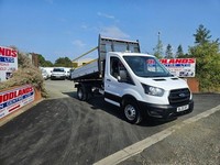 2020 ON 20 PLATE FORD TRANSIT 350 LEADER TDCI 130BHP RWD DIESEL TIPPER 67K ULEZ 