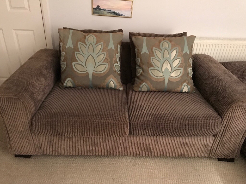 Corner L Shaped Sofa With Sofa Bed And 3 Seater Sofa In Watford