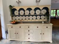 Kitchen dresser: solid wood painted