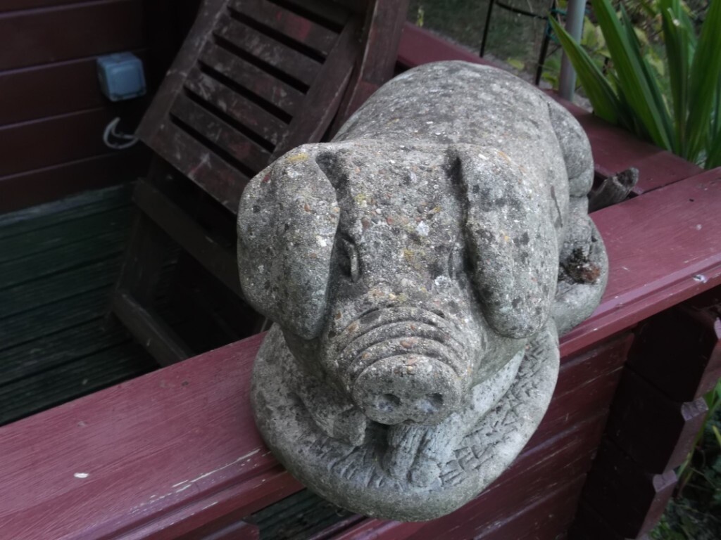 Pig Stone Garden Ornament 2 foot by a foot in Redhill, Surrey Gumtree