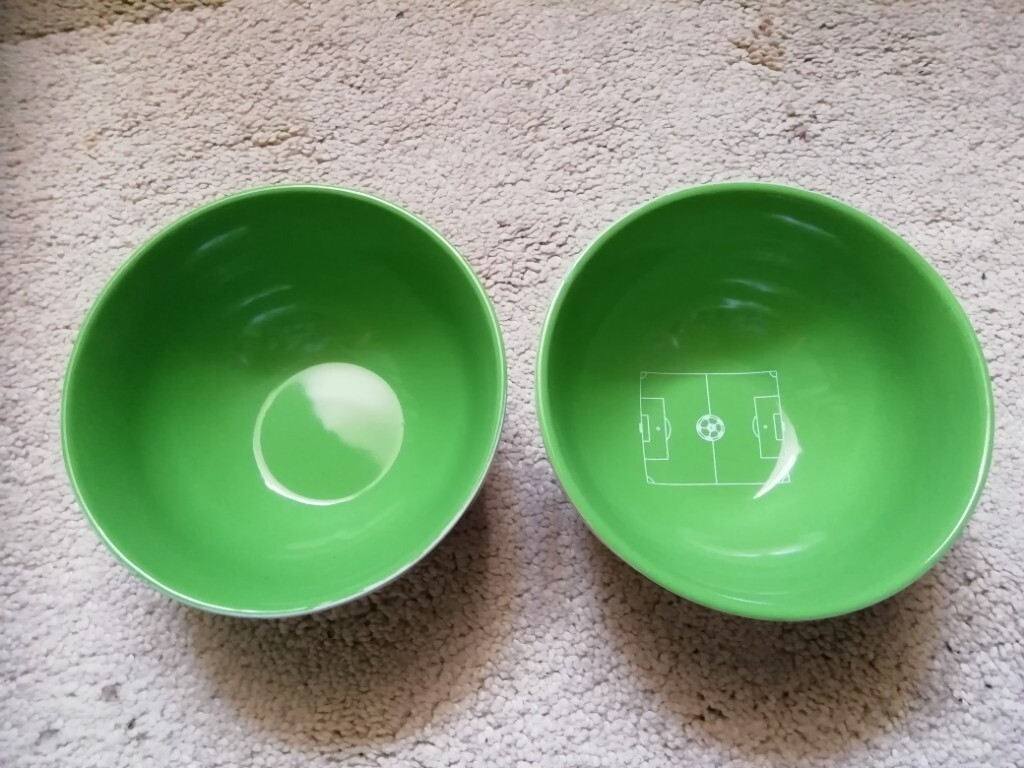 Kellogg's 2002 and 2004 football cereal bowls in Liverpool City Centre, Merseyside Gumtree