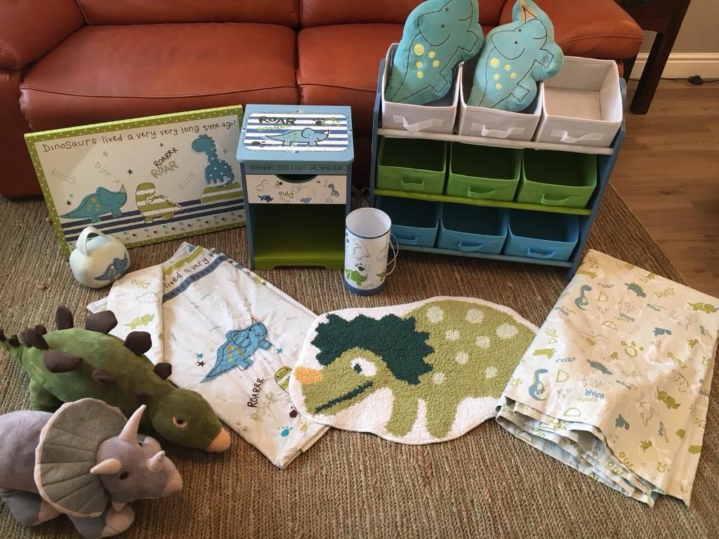 Children’s Dinosaur bedroom bundle, from Dunelm. in Ingleby Barwick