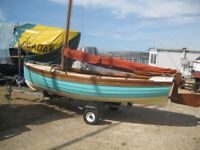 Classic 15ft 6 Classic Gaff rig sailing dinghy