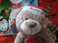 Lovely Christmas Teddy Bear .... with tag ..... JUST £6
