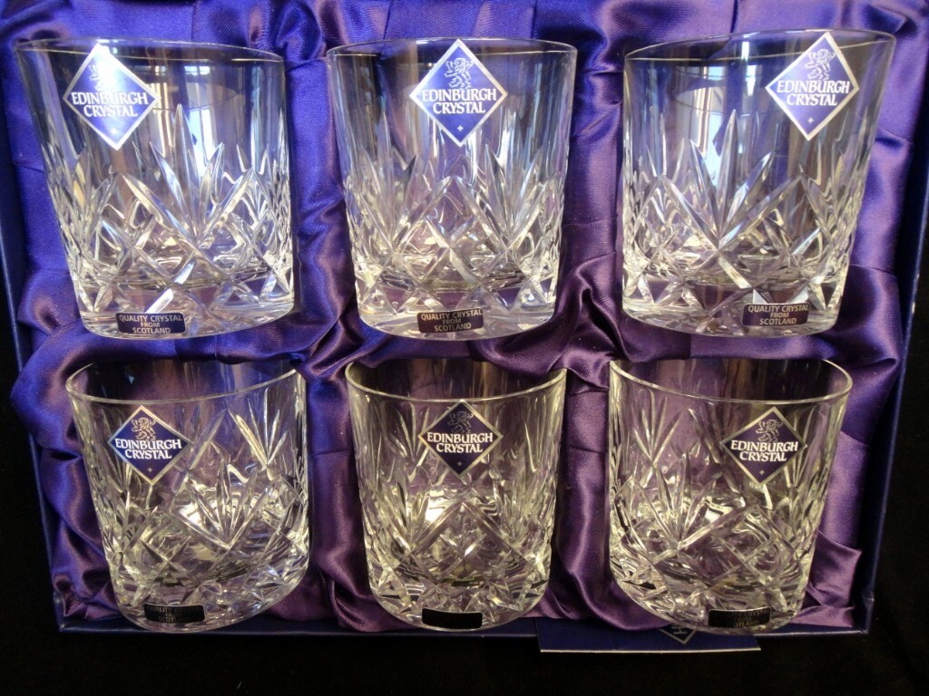 Edinburgh Crystal whisky glasses x 6 New in box in Aberdeen Gumtree