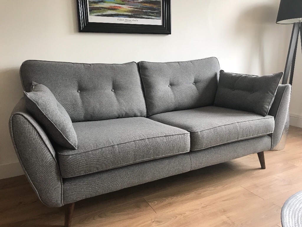 French Connection Zinc 3 seater sofa in Haddington, East Lothian
