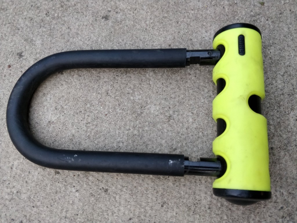 Abus U Mini 401 Bike Lock Yellow in Oval London Gumtree