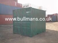 10ft shipping container, steel container, storage container, site container repainted / refurbished 