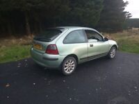 Rover,25 not golf VW Audi Saab,Renault fiesta or polo Hatchback, 2002, 12 mnths mot,low miles