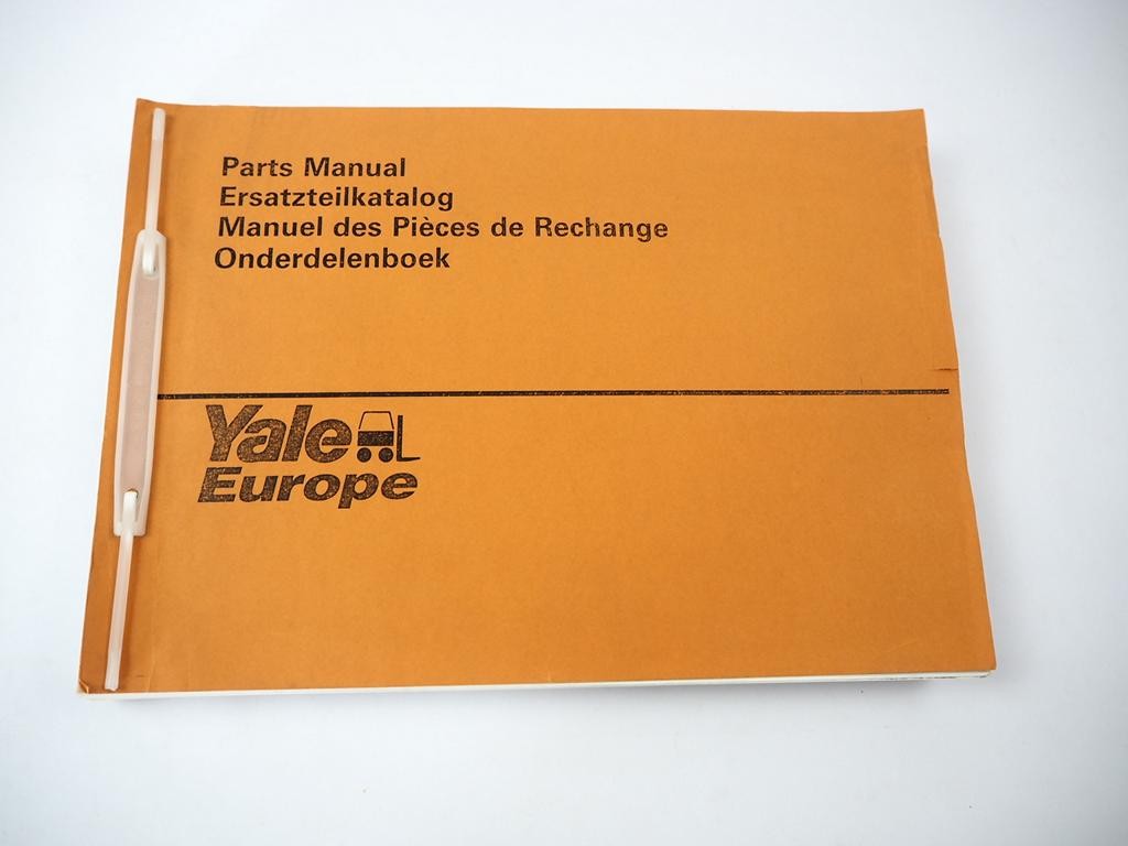 Yale GP GLP GDP 20 25 30 RF TF Gabelstapler Parts Manual Ersatzteilliste