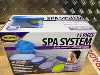 Disabled disability shower spa set interchangeable heads long handle 