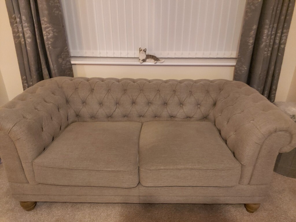 2 x Chesterfield,oak furniture land sofas for sale in Shifnal, Shropshire Gumtree