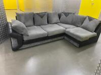 Grey modern L shape sofa, Free delivery 