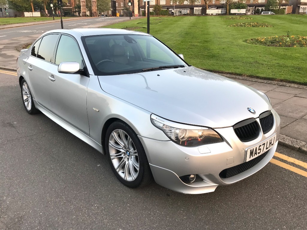 57 REG BMW 535D M SPORT AUTO LCI E60 SAT NAV ONLY 67K VERY CLEAN NOT 320D 325D 520D 525D 530D X5 ...