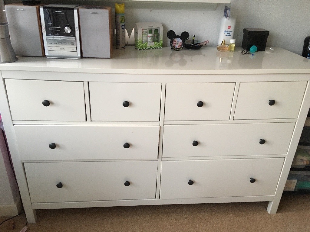 Large white chest of drawers in Bournemouth, Dorset Gumtree