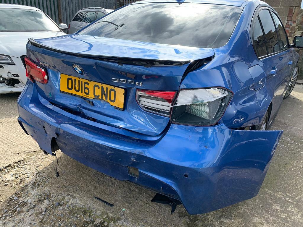 BMW 335d XDRIVE 2016 DAMAGED SALVAGE REPAIRABLE F30 F31 START AND ...