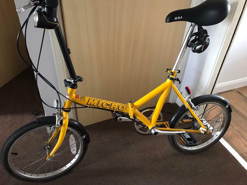 Vintage Yellow Pashley folding bike in Edinburgh Gumtree