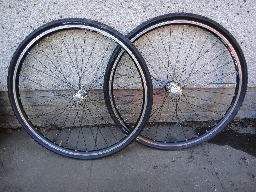 Alex Rims Ace 19 wheel set front and rear 29 inch, 622 x 17 , with good ...