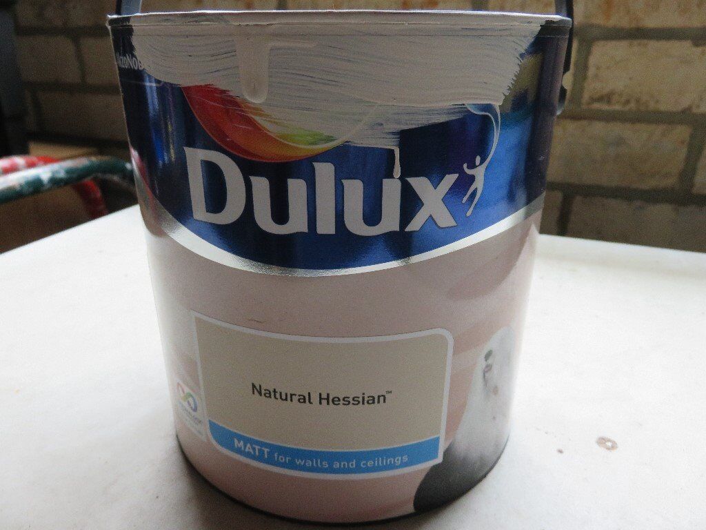  Tin  of Dulux  Matt Natural Hessian Paint  for sale in 