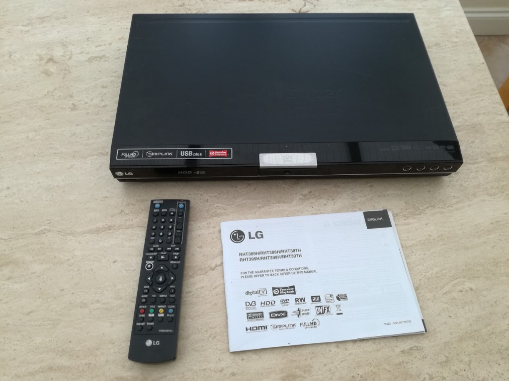 LG RHT397H Hard Disc HDD/DVD Freeview Recorder / Player in Ipswich