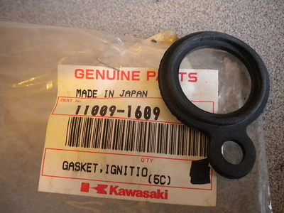 ◯kek NOS Kawasaki OEM Ignition Plug Gasket 1987-1990 ZX750 11009