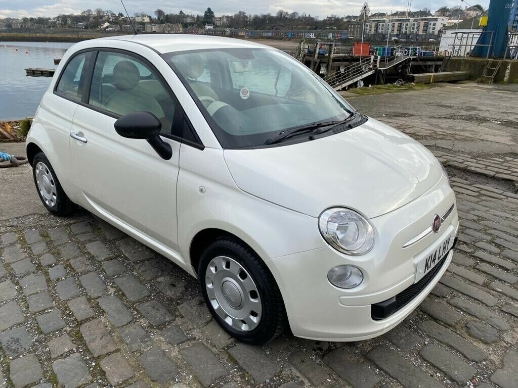 2012 Fiat 500 POP, 1.2 petrol, white Perl, 70 BHP, 38k Miles only, new